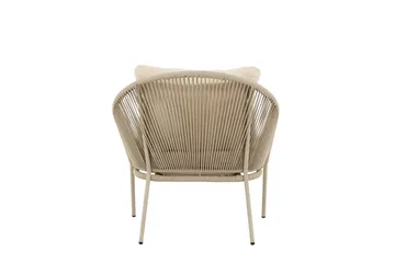 Fåtölj Lindos Utomhus - Beige - Utemöbler - Utestolar & fåtöljer - Utefåtöljer & loungefåtöljer