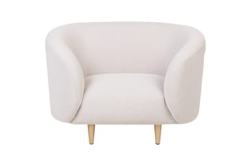 Fåtölj Loen - Beige/guld/Polyester - Möbler - Vardagsrum - Fåtöljer - Clubfåtöljer