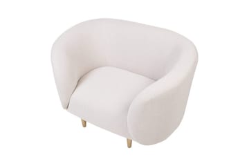 Fåtölj Loen - Beige/guld/Polyester - Möbler - Vardagsrum - Fåtöljer - Clubfåtöljer