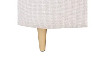 Fåtölj Loen - Beige/guld/Polyester - Möbler - Vardagsrum - Fåtöljer - Clubfåtöljer