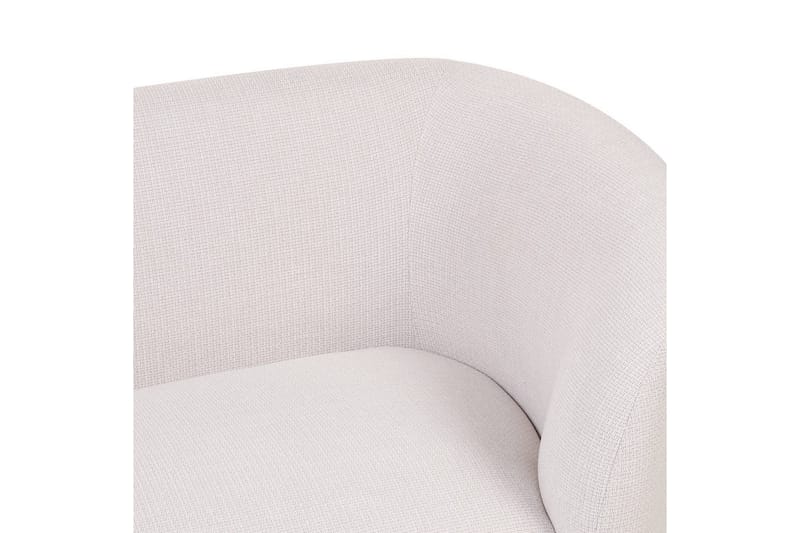 Fåtölj Loen - Ljusbeige, svart/Polyester - Möbler - Vardagsrum - Fåtöljer
