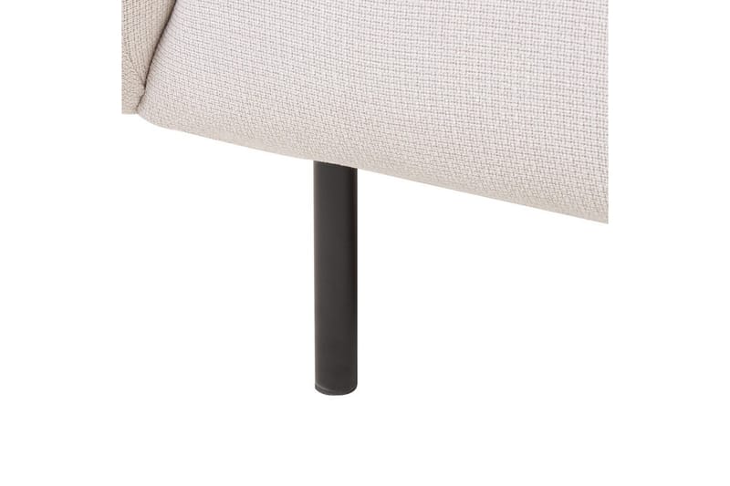 Fåtölj Loen - Ljusbeige, svart/Polyester - Möbler - Vardagsrum - Fåtöljer