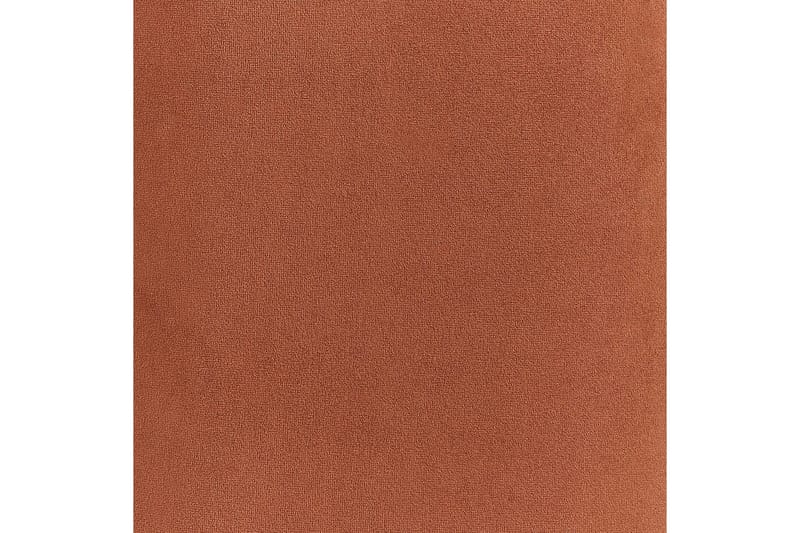 Fåtölj Loen - Orange, svart/Sammet - Möbler - Vardagsrum - Fåtöljer