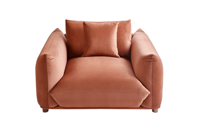 Fåtölj Luvos - Brunt, mörkt trä - Möbler - Vardagsrum - Fåtöljer