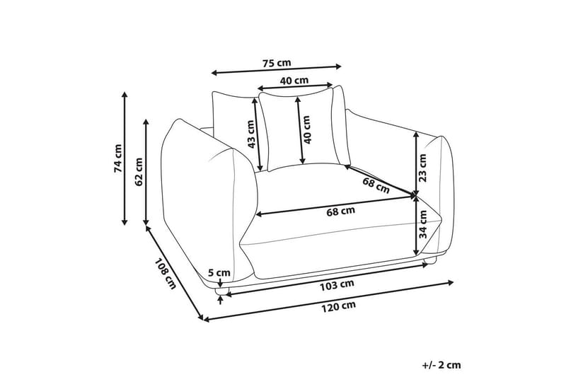 Fåtölj Luvos - Brunt, mörkt trä - Möbler - Vardagsrum - Fåtöljer