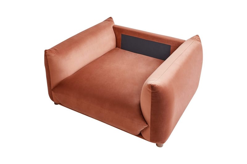 Fåtölj Luvos - Brunt, mörkt trä - Möbler - Vardagsrum - Fåtöljer