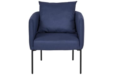 Fåtölj Malmos - Blå, Svart - Möbler - Vardagsrum - Fåtöljer