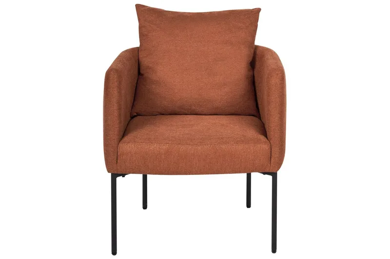 Fåtölj Malmos - Guldbrun, Svart - Möbler - Vardagsrum - Fåtöljer