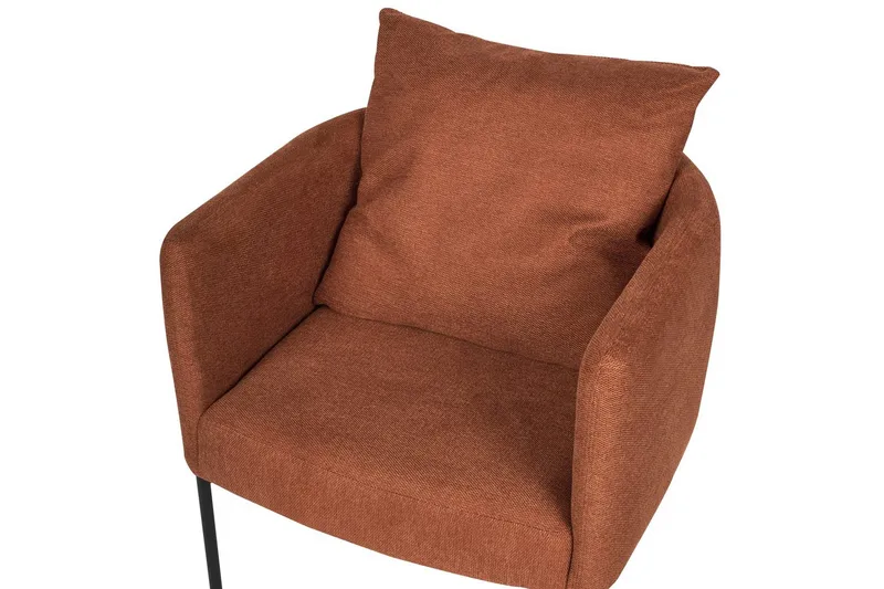 Fåtölj Malmos - Guldbrun, Svart - Möbler - Vardagsrum - Fåtöljer