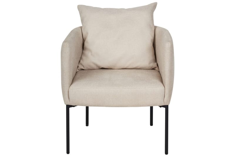 Fåtölj Malmos - Ljusbeige, svart - Möbler - Vardagsrum - Fåtöljer