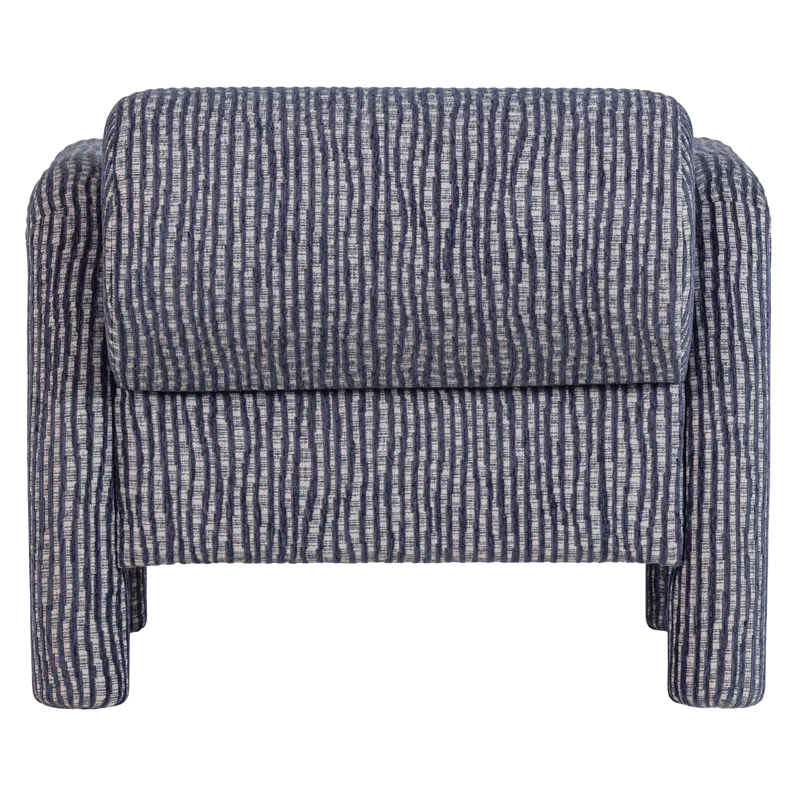 Fåtölj med Mönster Lenny - Grå/Blå - Möbler - Vardagsrum - Fåtöljer