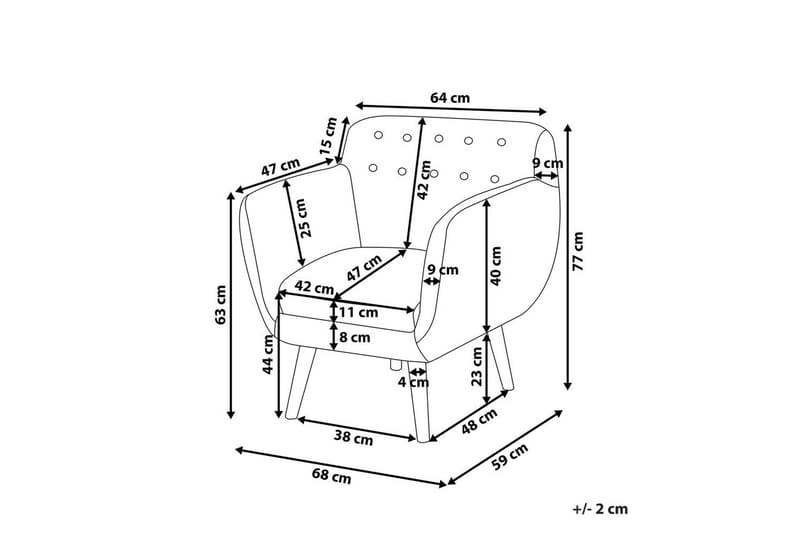 Fåtölj Melby - Möbler - Vardagsrum - Fåtöljer