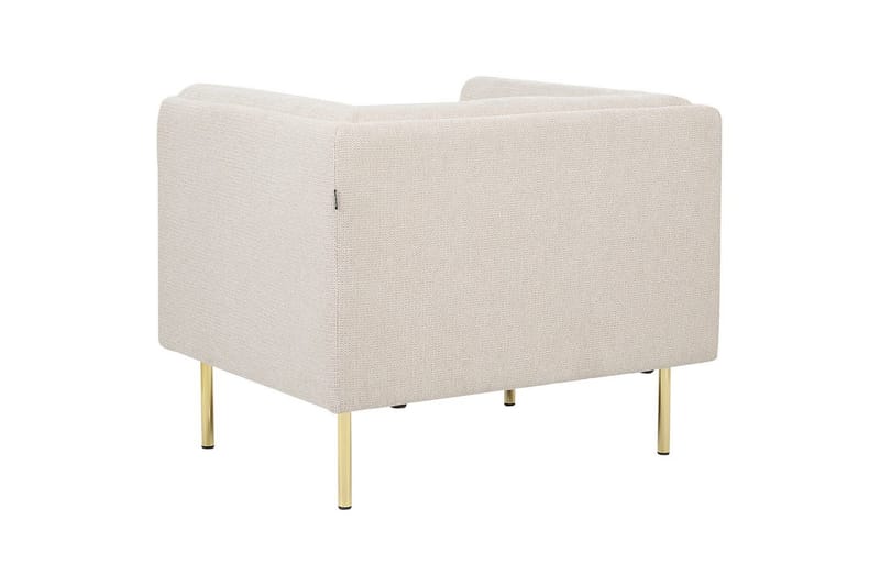 Fåtölj Moen - Beige, guld - Möbler - Vardagsrum - Fåtöljer