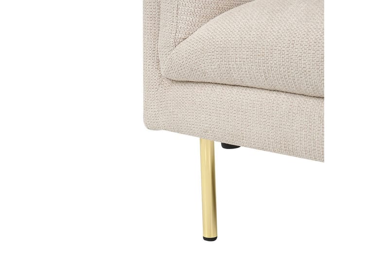 Fåtölj Moen - Beige, guld - Möbler - Vardagsrum - Fåtöljer