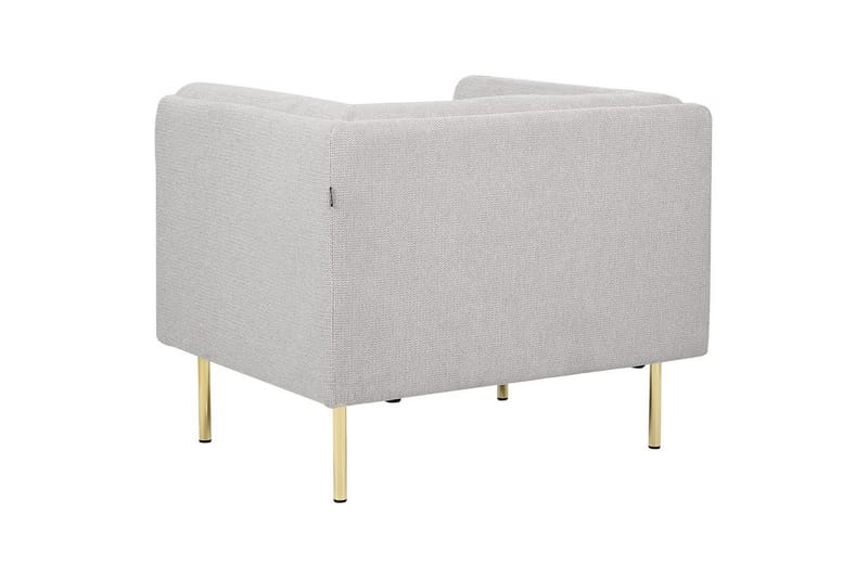 Fåtölj Moen - Grå, guld - Möbler - Vardagsrum - Fåtöljer