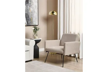 Fåtölj Narken - Beige, svart - Möbler - Vardagsrum - Fåtöljer