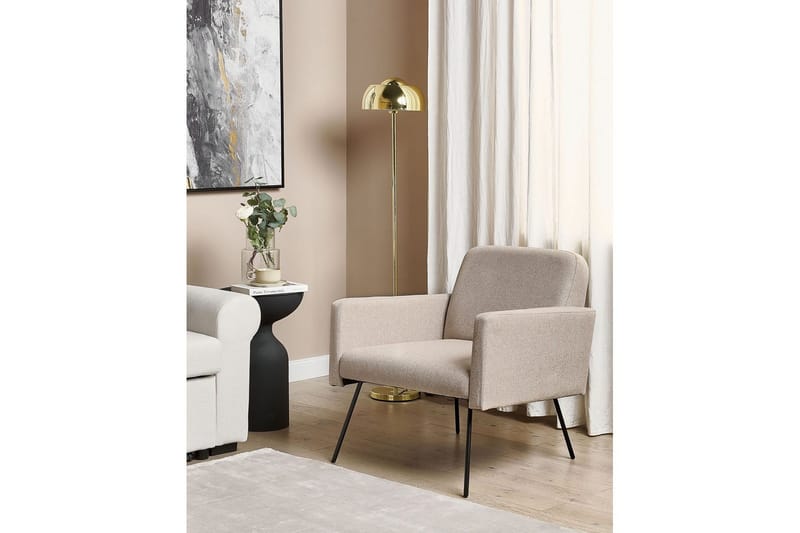 Fåtölj Narken - Beige, svart - Möbler - Vardagsrum - Fåtöljer