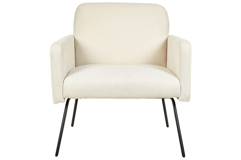 Fåtölj Narken - Krämvit, svart - Möbler - Vardagsrum - Fåtöljer