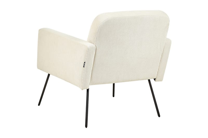 Fåtölj Narken - Krämvit, svart - Möbler - Vardagsrum - Fåtöljer
