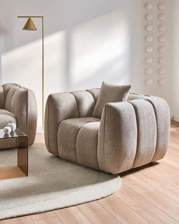 Fåtölj Ness - Taupe - Möbler - Vardagsrum - Fåtöljer