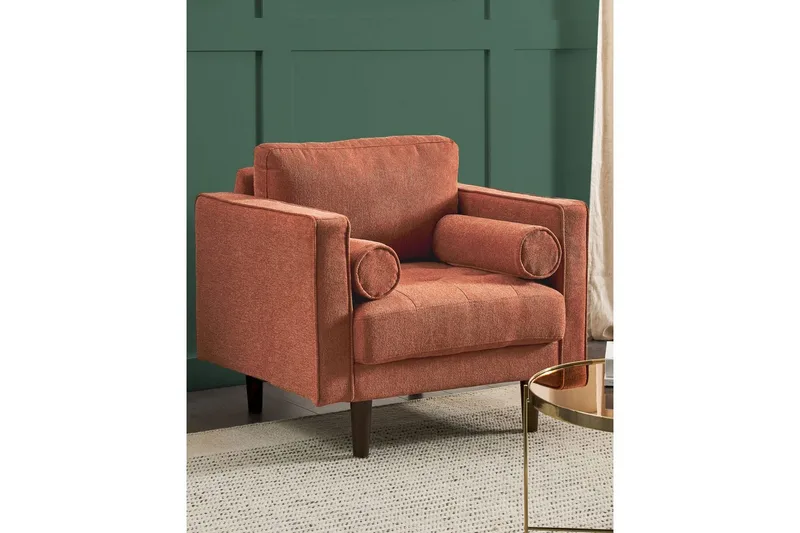 Fåtölj Nurmo - Brunt, mörkt trä - Möbler - Vardagsrum - Fåtöljer