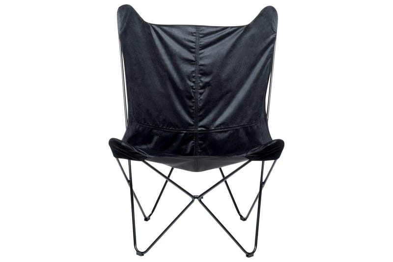 Fåtölj Nybro - Svart/Sammet - Möbler - Vardagsrum - Fåtöljer