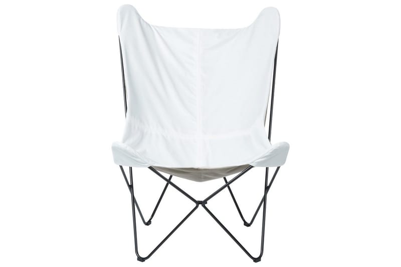 Fåtölj Nybro - Vit, Svart/Sammet - Möbler - Vardagsrum - Fåtöljer