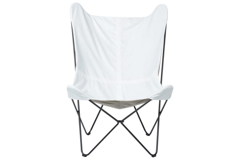 Fåtölj Nybro - Vit, Svart/Sammet - Möbler - Vardagsrum - Fåtöljer