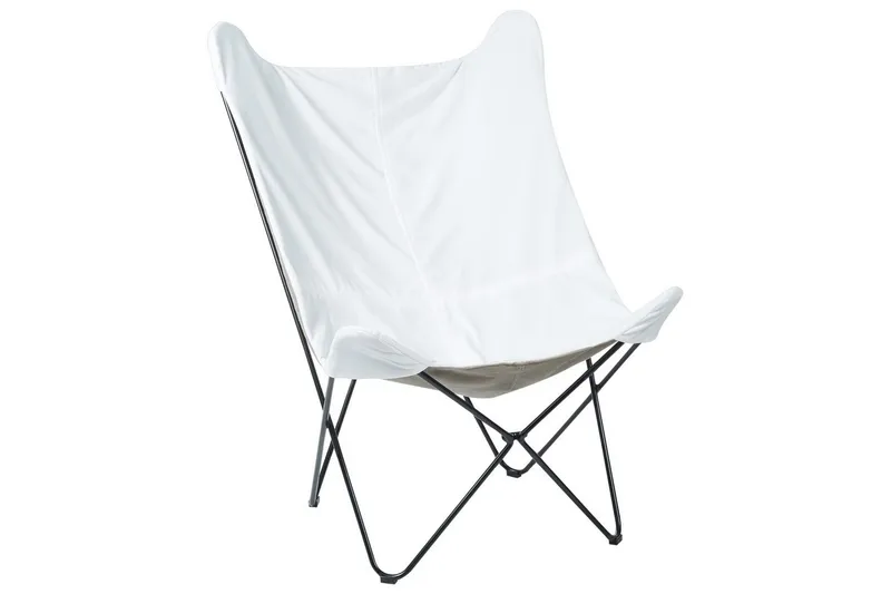 Fåtölj Nybro, Vit, Svart/Sammet