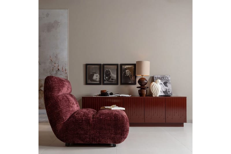 Fåtölj Observe - Aubergine - Möbler - Vardagsrum - Fåtöljer