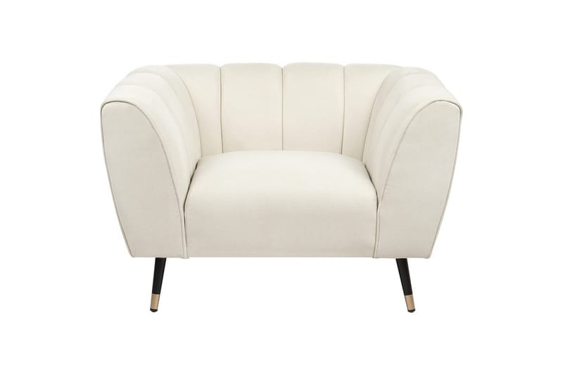 Fåtölj Orsta - Beige, svart, guld - Möbler - Vardagsrum - Fåtöljer