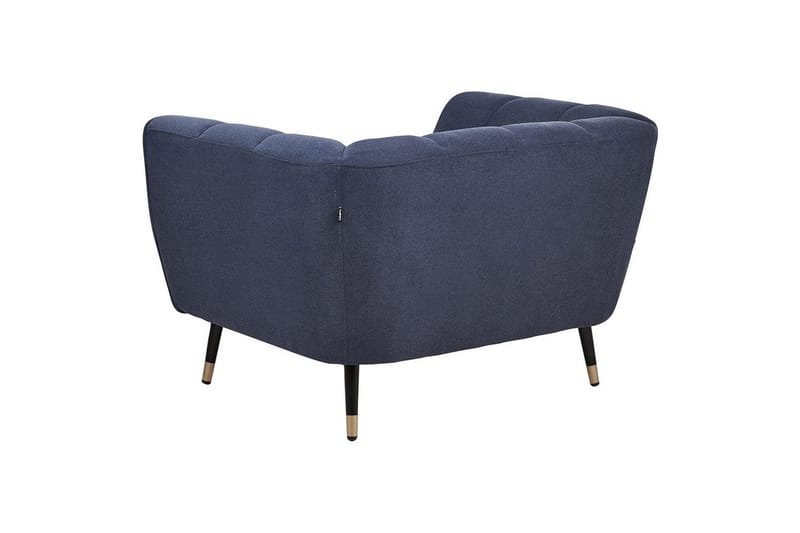 Fåtölj Orsta - Blå, svart, guld - Möbler - Vardagsrum - Fåtöljer