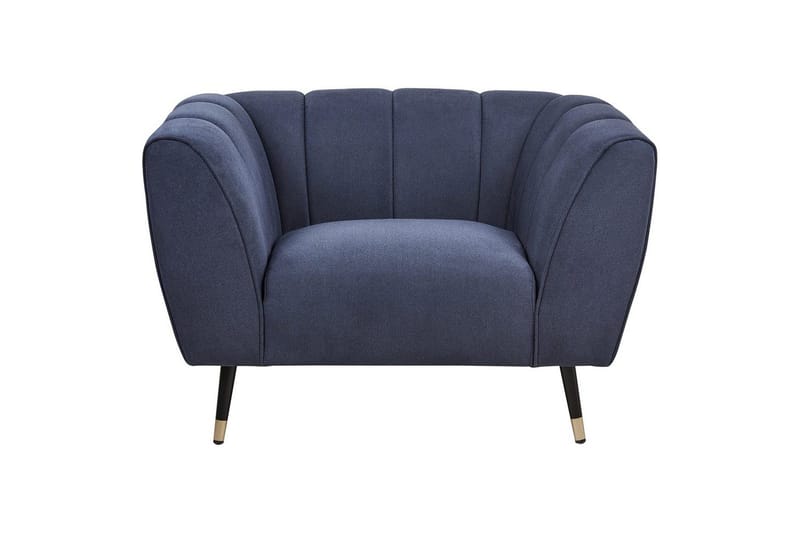 Fåtölj Orsta - Blå, svart, guld - Möbler - Vardagsrum - Fåtöljer