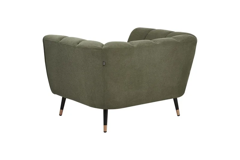 Fåtölj Orsta - Grön, svart, guld - Möbler - Vardagsrum - Fåtöljer