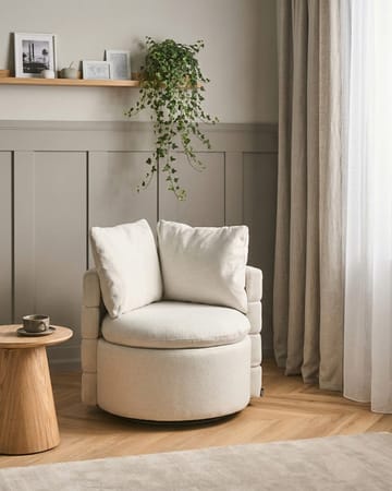 Fåtölj Randers - Off-White - Möbler - Vardagsrum - Fåtöljer - Clubfåtöljer
