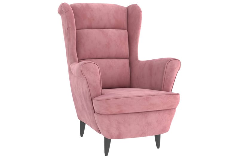 Fåtölj rosa sammet - Möbler - Vardagsrum - Fåtöljer
