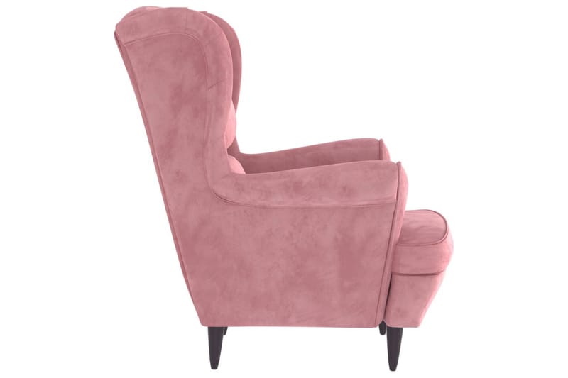 Fåtölj rosa sammet - Möbler - Vardagsrum - Fåtöljer