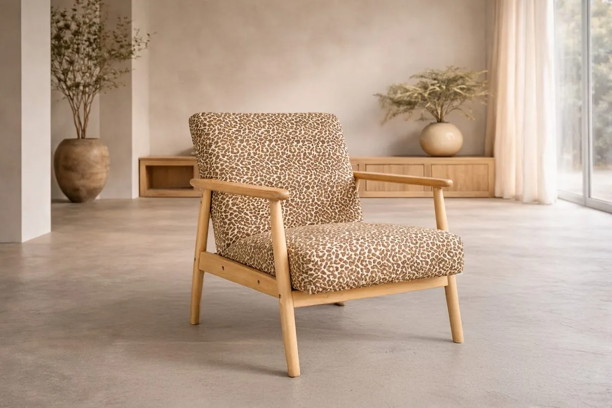 fåtölj runbert - brun