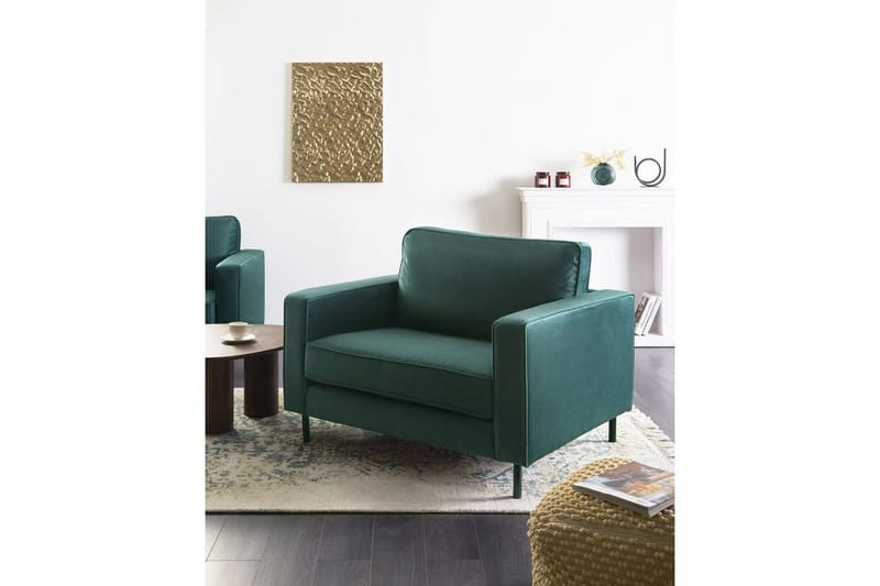 Fåtölj Savalen - Grön, Svart - Möbler - Vardagsrum - Fåtöljer