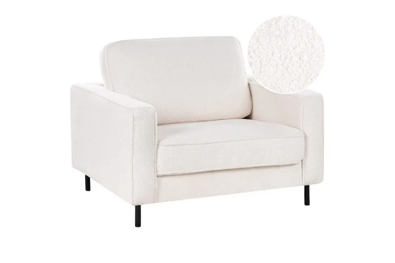 Fåtölj Savalen, Vit, Svart