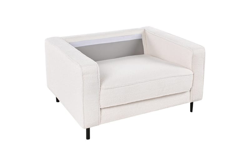 Fåtölj Savalen - Vit, Svart - Möbler - Vardagsrum - Fåtöljer