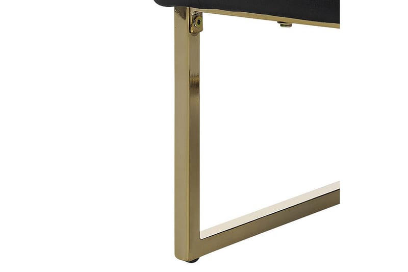 Fåtölj Sirkka - Svart, guld - Möbler - Vardagsrum - Fåtöljer