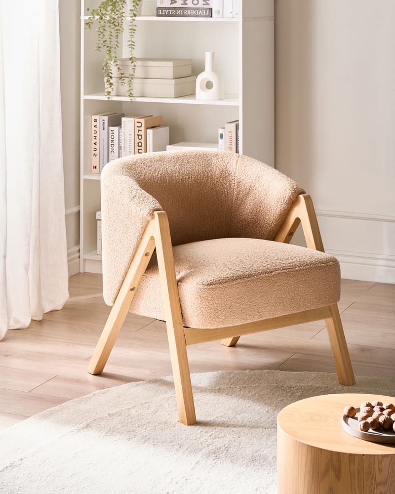 Fåtölj Skei - Beige - Möbler - Vardagsrum - Fåtöljer