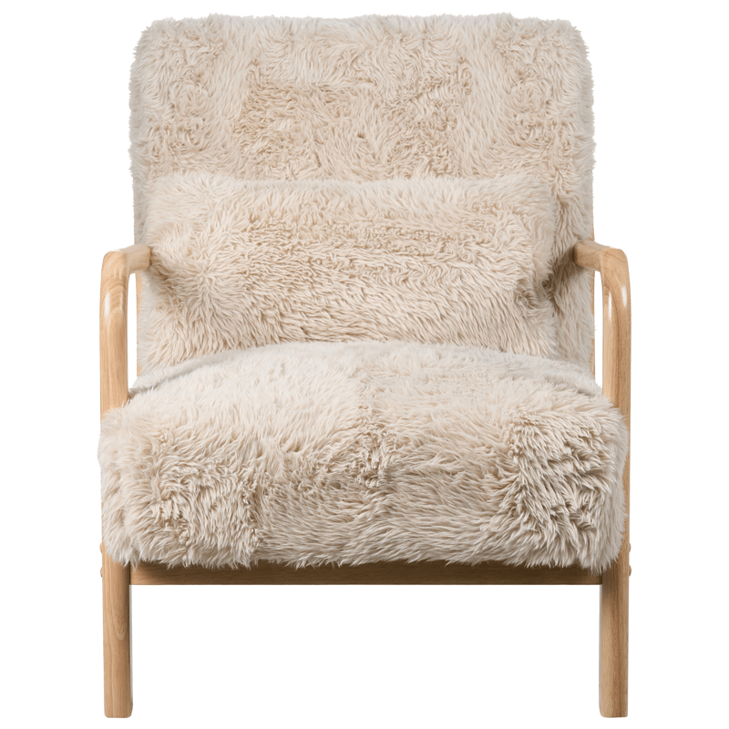 Fåtölj Skovde - Ljusbeige - Möbler - Vardagsrum - Fåtöljer