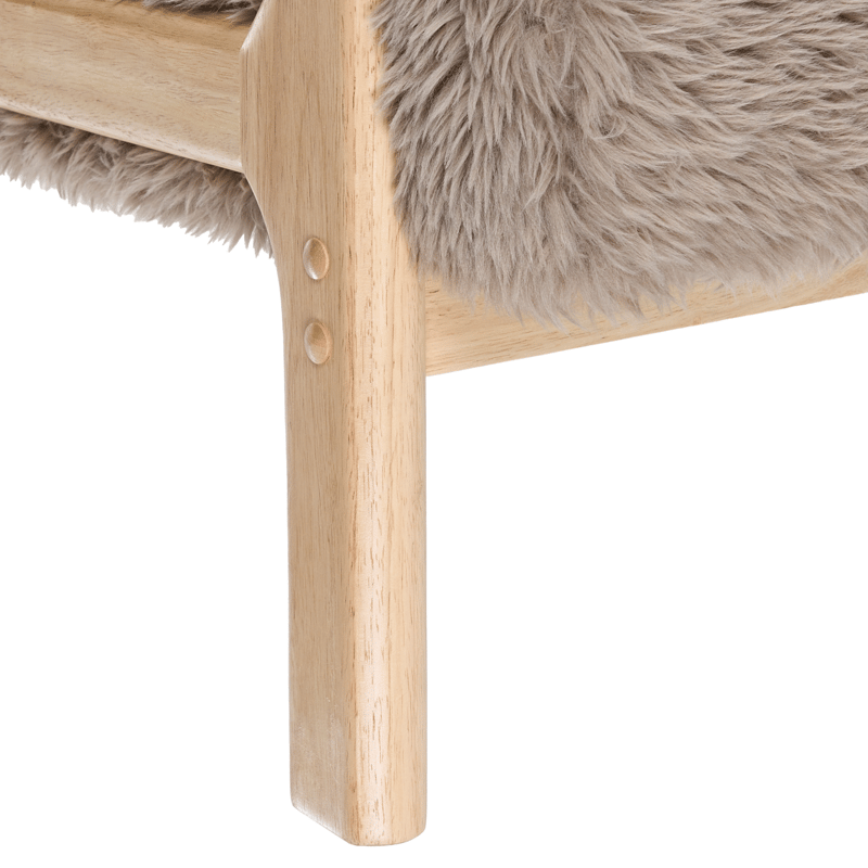 Fåtölj Skovde - Taupe - Möbler - Vardagsrum - Fåtöljer