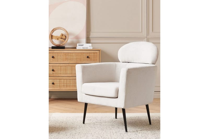 Fåtölj Soby - Vit, Svart - Möbler - Vardagsrum - Fåtöljer