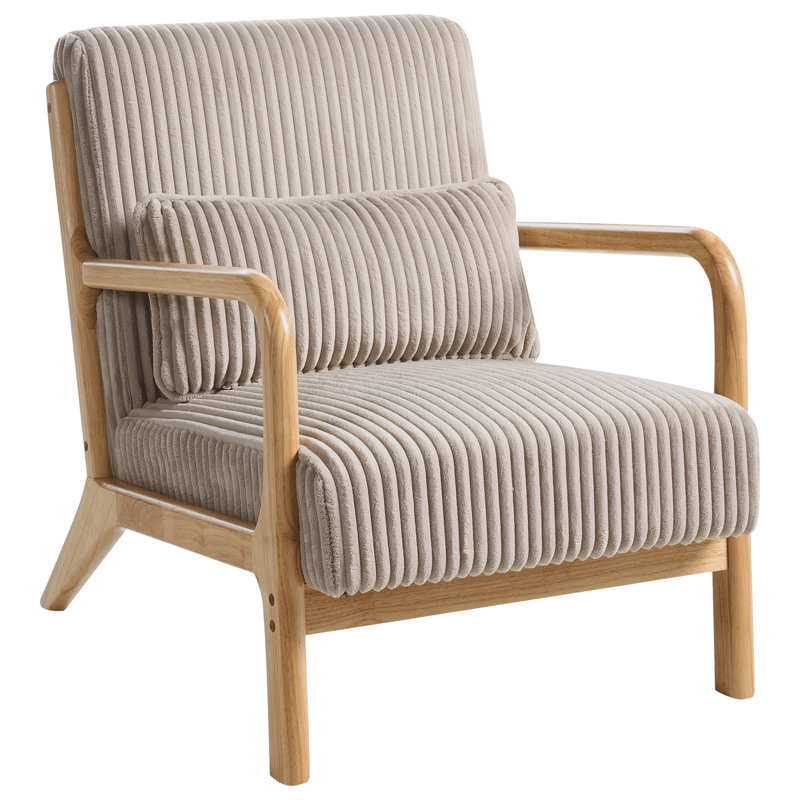 Fåtölj Sorsele - Ljusbrun, beige - Möbler - Vardagsrum - Fåtöljer