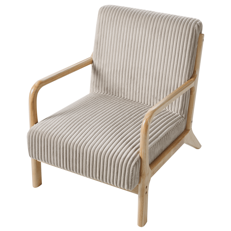 Fåtölj Sorsele - Ljusbrun, beige - Möbler - Vardagsrum - Fåtöljer
