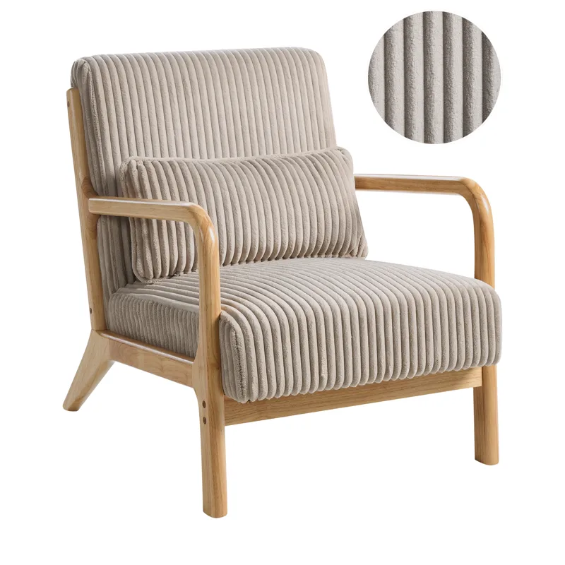 Fåtölj Sorsele, Ljusbrun, beige