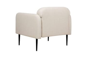Fåtölj Stouby - Beige, svart - Möbler - Vardagsrum - Fåtöljer